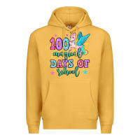 Mustard hundred magical days of school unicorn Premium Hoodie - OliviaCreatesArt