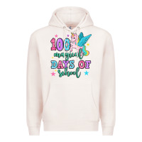 Pale Pink hundred magical days of school unicorn Premium Hoodie - OliviaCreatesArt