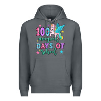 Rock hundred magical days of school unicorn Premium Hoodie - OliviaCreatesArt