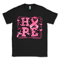 Black hope breast cancer awareness ribbon Classic Tee - LillyAllenDesigns
