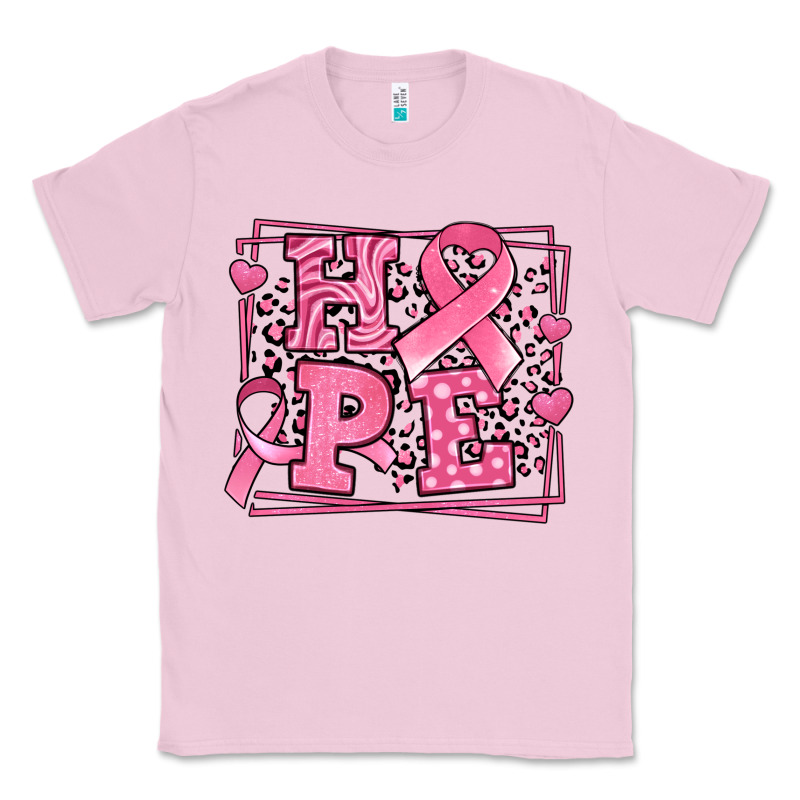 Hope Breast Cancer Awareness Ribbon Classic Tee by LillyAllenDesigns | Teevron