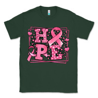 Sports Green hope breast cancer awareness ribbon Classic Tee - LillyAllenDesigns
