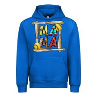 Cobalt softball mama Urban Hoodie - CowhideDigitalArt