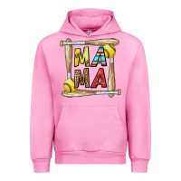 Fuchsia Pink softball mama Urban Hoodie - CowhideDigitalArt