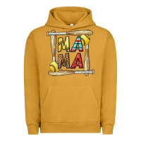 Pigment Peanut Butter softball mama Urban Hoodie - CowhideDigitalArt