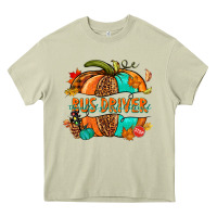 Mossy bus driver pumpkin Heavy Core Tee - NancyCooperArtShop