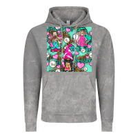 Cloud Rock Hairdresser Gnomes With Hearts And Pearls With Leopard Vintage Hoodie - BundleAndBundleShop