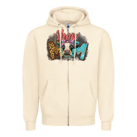 Sandshell Show mom cow Zipper Hoodie - CowGirlArtShop