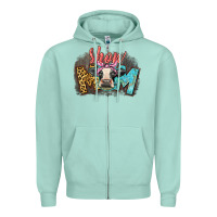 Seafoam Show mom cow Zipper Hoodie - CowGirlArtShop