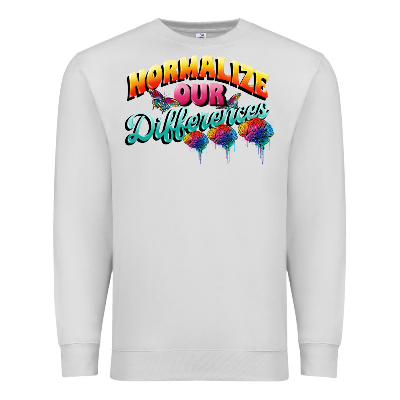 Normalize Our Differences Autism Premium Sweatshirt by FaDigitalArtStudio | Teevron