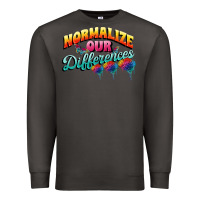 Smoke Normalize our differences Autism Premium Sweatshirt - FaDigitalArtStudio