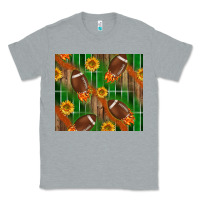 Heather Grey american football with sunflower tumbler Classic Tee - BundleAndBundleShop