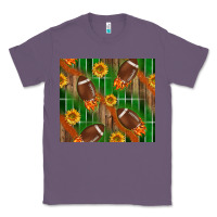 Lavender american football with sunflower tumbler Classic Tee - BundleAndBundleShop