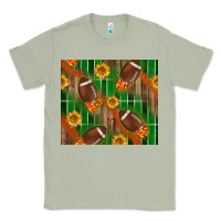 American Football With Sunflower Tumbler Classic Tee | Teevron