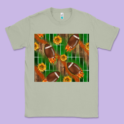 American Football With Sunflower Tumbler Classic Tee Designed By Bundleandbundleshop