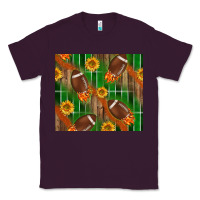 Plum american football with sunflower tumbler Classic Tee - BundleAndBundleShop
