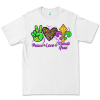 White peace love mardi gras Premium Tee - JahusDesignShop
