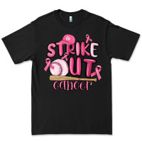 Black strike out cancer baseball Premium Tee - MaliasSmallBusiness