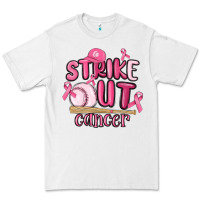 White strike out cancer baseball Premium Tee - MaliasSmallBusiness