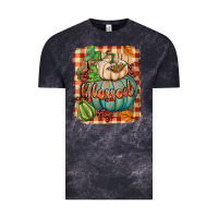 Cloud Black Blessed Vintage Tee - BundleAndBundleShop
