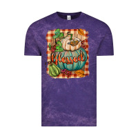 Cloud Purple Blessed Vintage Tee - BundleAndBundleShop