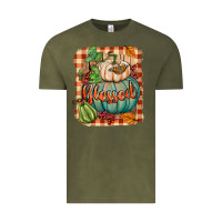 Vintage Olive Blessed Vintage Tee - BundleAndBundleShop