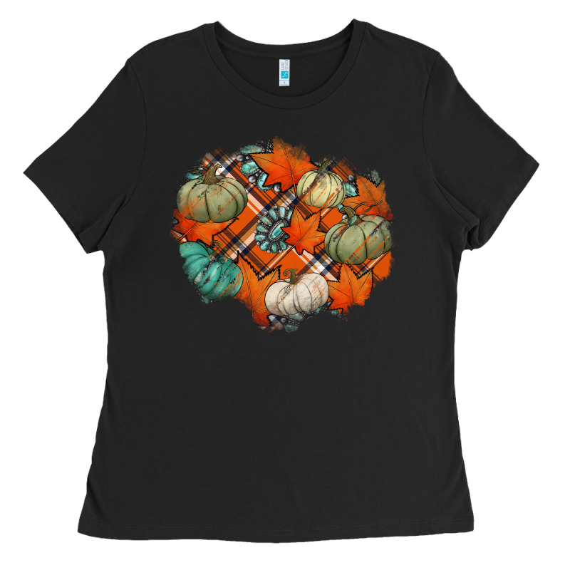Fall Autumn Patches Ladies Tee by Jasminsmagicworld | Teevron