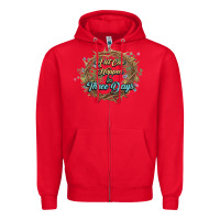 Red Crown of thorns Easter Day Zipper Hoodie - HowdyJamesFarm