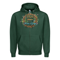 Sports Green Crown of thorns Easter Day Zipper Hoodie - HowdyJamesFarm
