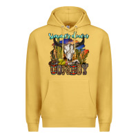 Antique Gold simmer down cowboy Premium Hoodie - OliviaCreatesArt