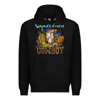 Black simmer down cowboy Premium Hoodie - OliviaCreatesArt
