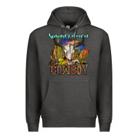 Charcoal Heather simmer down cowboy Premium Hoodie - OliviaCreatesArt