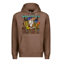 Chestnut simmer down cowboy Premium Hoodie - OliviaCreatesArt