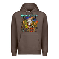 Coffee simmer down cowboy Premium Hoodie - OliviaCreatesArt