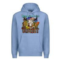Colony Blue simmer down cowboy Premium Hoodie - OliviaCreatesArt