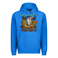 True Royal simmer down cowboy Premium Hoodie - OliviaCreatesArt