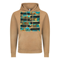 Vintage Camel Hairdresser Parting Comb With Leopard And Glitter Seamless Pattern Bbs Vintage Hoodie - BundleAndBundleShop