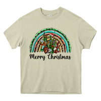 Mossy merry christmas cactus rainbow Heavy Core Tee - BarkalooDesign