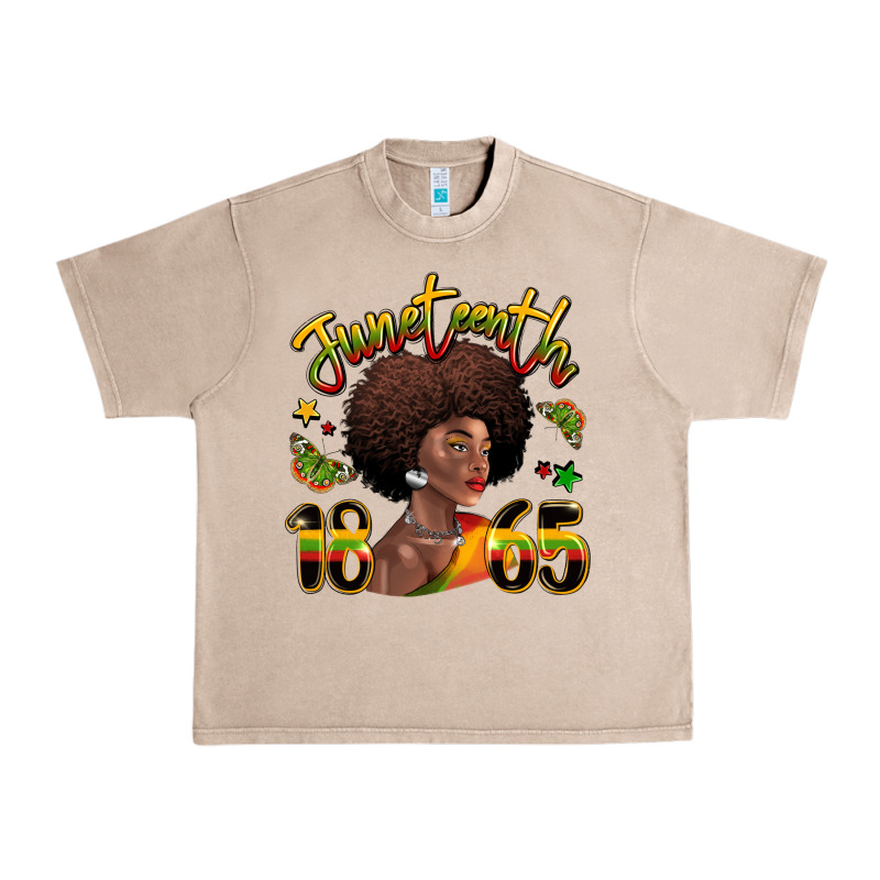 Juneteenth 1865 Black Woman Urban Heavy Tee by LillyAllenDesigns | Teevron