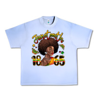 Grape Ice juneteenth 1865 black woman Urban Heavy Tee - LillyAllenDesigns
