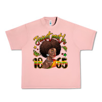 Salmon juneteenth 1865 black woman Urban Heavy Tee - LillyAllenDesigns