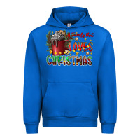 Cobalt afamilytloveschristmas Urban Hoodie - CowhideDigitalArt