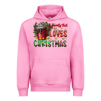 Fuchsia Pink afamilytloveschristmas Urban Hoodie - CowhideDigitalArt