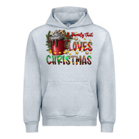 Heather Grey afamilytloveschristmas Urban Hoodie - CowhideDigitalArt