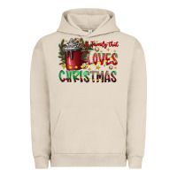 Pigment French Oak afamilytloveschristmas Urban Hoodie - CowhideDigitalArt