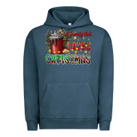 Pigment Midnight Navy afamilytloveschristmas Urban Hoodie - CowhideDigitalArt