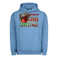 Pigment Pebble Blue afamilytloveschristmas Urban Hoodie - CowhideDigitalArt