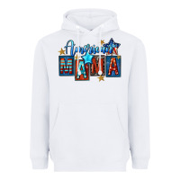 White American mama 4th of july Heavyweight Hoodie - FaDigitalArtStudio