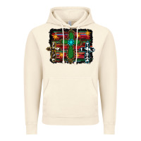 Vintage Artic cross leopard cowhide glitter serape Vintage Hoodie - RanaPortraitStore