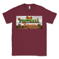 Burgundy football therapy license plate Classic Tee - BundleAndBundleShop